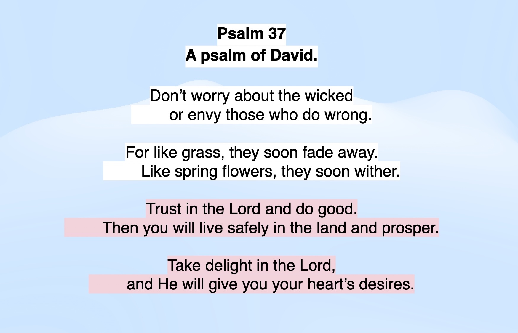 Psalm 37: A Psalm for the Long Game | Worship Leaders University